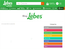 Tablet Screenshot of bloglebes.com.br